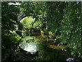 River Brent under the Railway