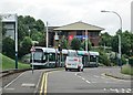 A tram on the way to Cinderhill