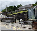 Entrance to Blaentillery Primary School and Nursery, Cwmtillery