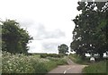 Crossroads outside Hungersheath Farm