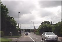 SJ7335 : Loggerheads roundabout from A53 by John Firth