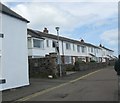 A row of houses on the Craster seafront