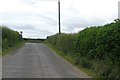 Junction of country road and the main A1 highway