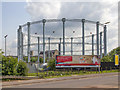 Advertising hoarding on Towcester Road