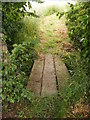 Footbridge of footpath to Scalesbrook Lane & The Danger