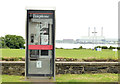 D4000 : Telephone box, Glynn near Larne by Albert Bridge