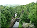 Looking downstream from the Ryburn Reservoir Dam