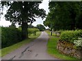 Private road which is a public bridleway to Turvey Hall