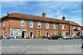 A red brick row