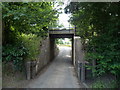 Railway bridge over lane to Ashfield, Howey