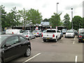 Entrance & car park for South Mimms Services