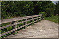 Rails and platform, Saltmill Park