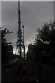 TQ3369 : View up Spa Close to the transmitter mast, dark morning by Christopher Hilton