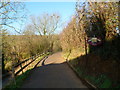 Private road and public bridleway to Folly Park Farm, Stroud