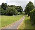 Path to a recreation ground, Aberbargoed