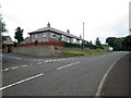 Road junction in Upper Burnmouth