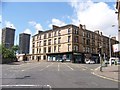 Waiting at the traffic lights on Cumbernauld Road at its junction with Duke Street