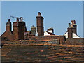 Faversham rooftops and chimney pots