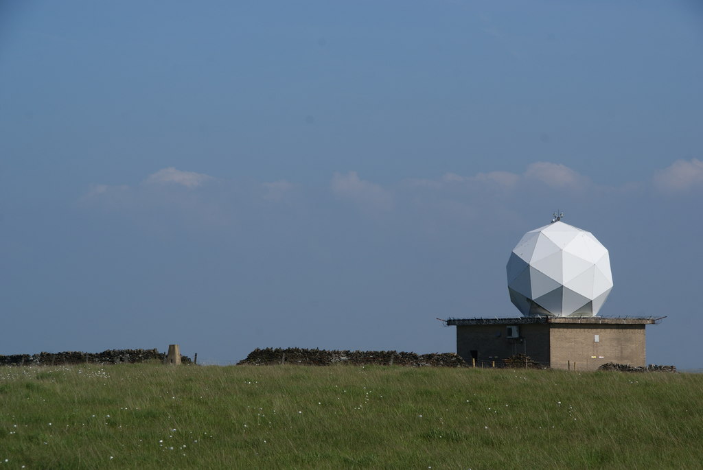 Trig point and installation on Hameldon... © Bill Boaden :: Geograph ...