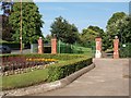 Kilmarnock Road entrance to Newlands Park