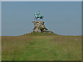 SU9672 : Snow Hill, George III statue by Alan Hunt
