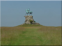 SU9672 : Snow Hill, George III statue by Alan Hunt