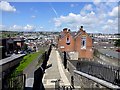 Heading along the city walls, Derry / Londonderry