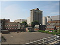 Tower block on Shaftesbury Street