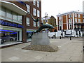 TQ2777 : The ‘Boy with a Dolphin’ Statue, Chelsea Embankment by PAUL FARMER