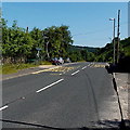 Bus stops near Pochin Villas north of Hollybush