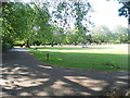 Priory Park looking towards the playground