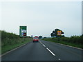 A442 southbound nears turn for Hampton Loade