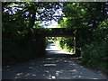 SK0707 : Railway bridge over Hall Lane by JThomas