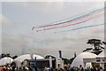 SU8808 : Red Arrows at Goodwood Festival of Speed 2013, West Sussex by Christine Matthews