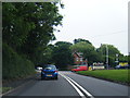 SO8472 : A449 southbound at Summerway Lane by Colin Pyle