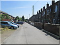 Daisy Vale Terrace - looking towards Stanhope Road