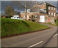 Postbox in the wall of The Old Schoolhouse, Newcastle, Monmouthshire