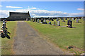 ND4790 : The cemetery at Kirkhouse Point by Peter Church