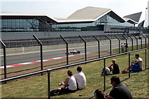 SP6741 : Silverstone pits complex by Philip Jeffrey