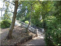 SX9193 : Terrace and steps at Reed Hall, University of Exeter by David Smith