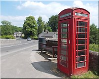 SK2264 : Telephone kiosk by Alport Lane, Alport by Neil Theasby