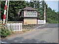 Low House signalbox and level crossing