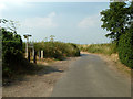 Tilehouse Lane at the county boundary