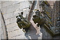 TF1444 : Carved grotesques, St Andrew's church, Heckington 3 by Julian P Guffogg