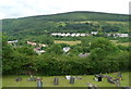 View east from Aberfan Cemetery