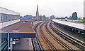 Gloucester station, view westward, 1995