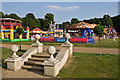 TQ2549 : Funfair, Priory Park by Ian Capper