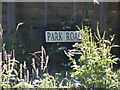 TM3185 : Park Road sign by Geographer