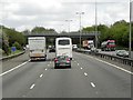 Southbound M40 near Kensham Farm