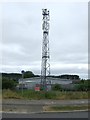 Communications mast off East Road